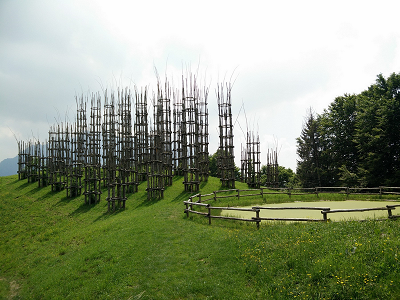 cattedrale vegetale oltre il colle