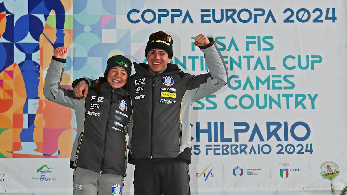 Gli Junior Maria Gismondi e Davide Ghio dominano la Coppa Europa a Schilpario