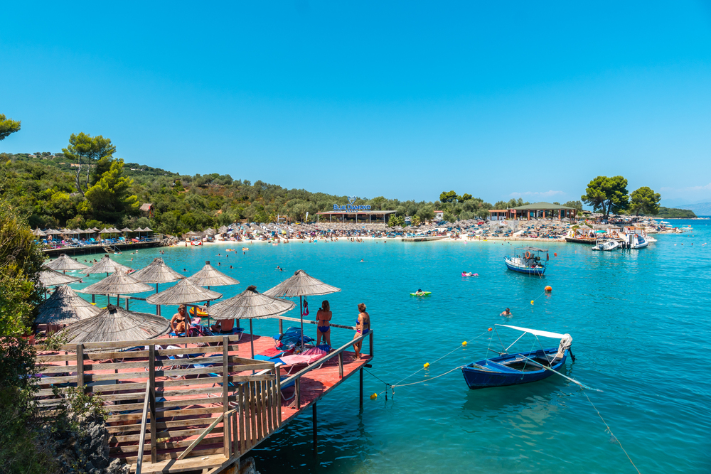 Spiaggia di Ksamil in Albania