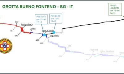 Grotta Bueno Fonteno salvataggio Ottavia Piana