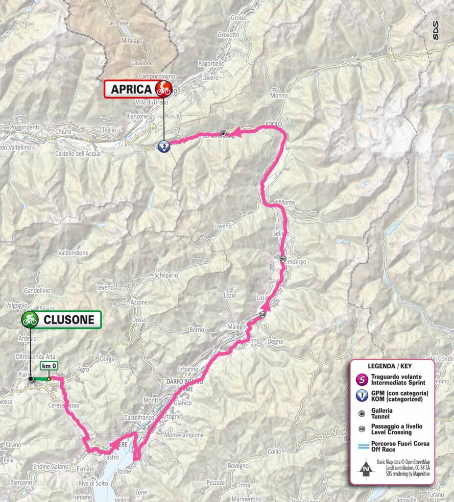 giro d'italia women tappa clusone aprica